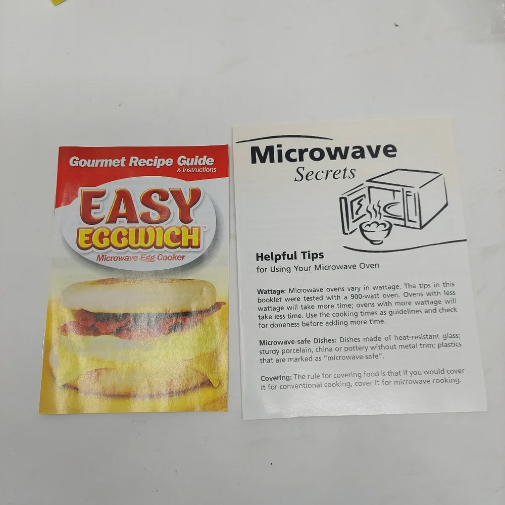 Easy Eggwich Microwave Egg Cooker Breakfast Sandwich Muffin Set Of 2 Non Stick